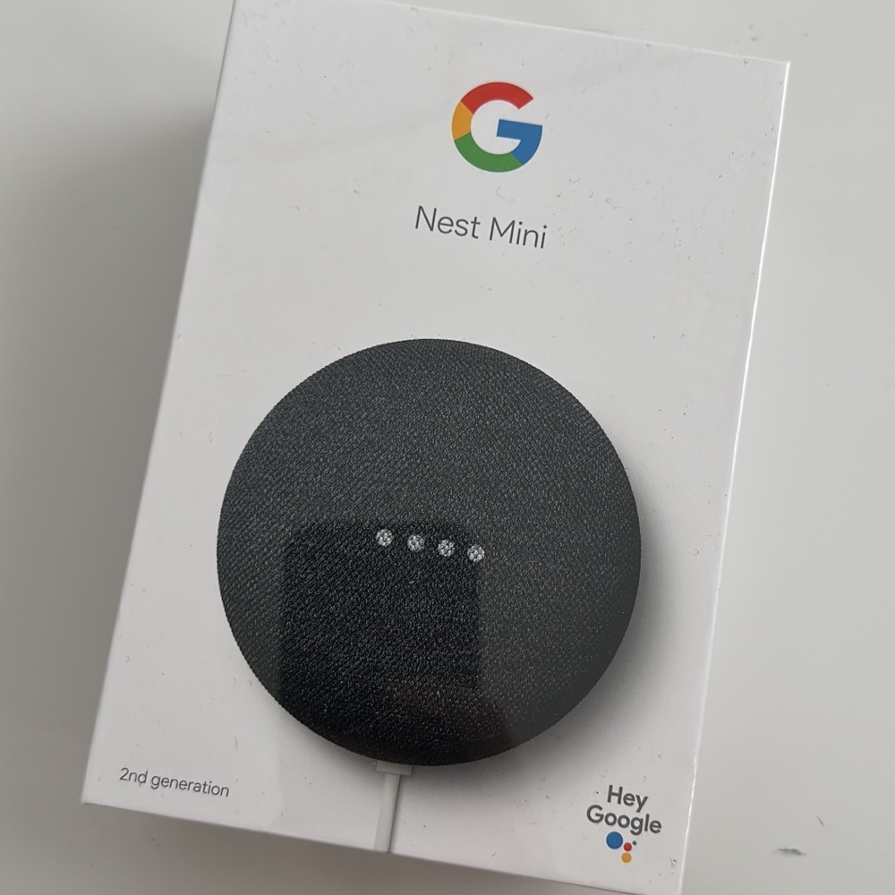New in box google nest mini